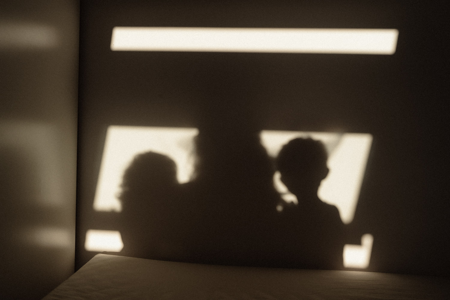 Ein Morgen im Schlafzimmer